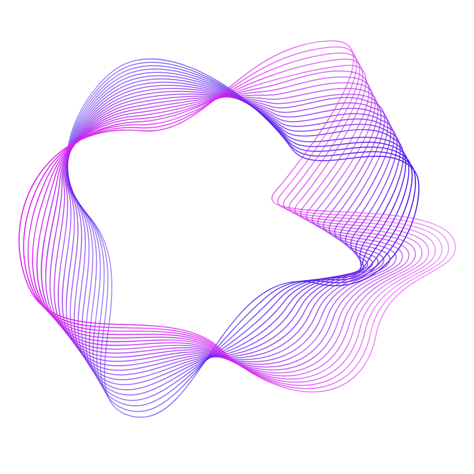 purple linear waves
